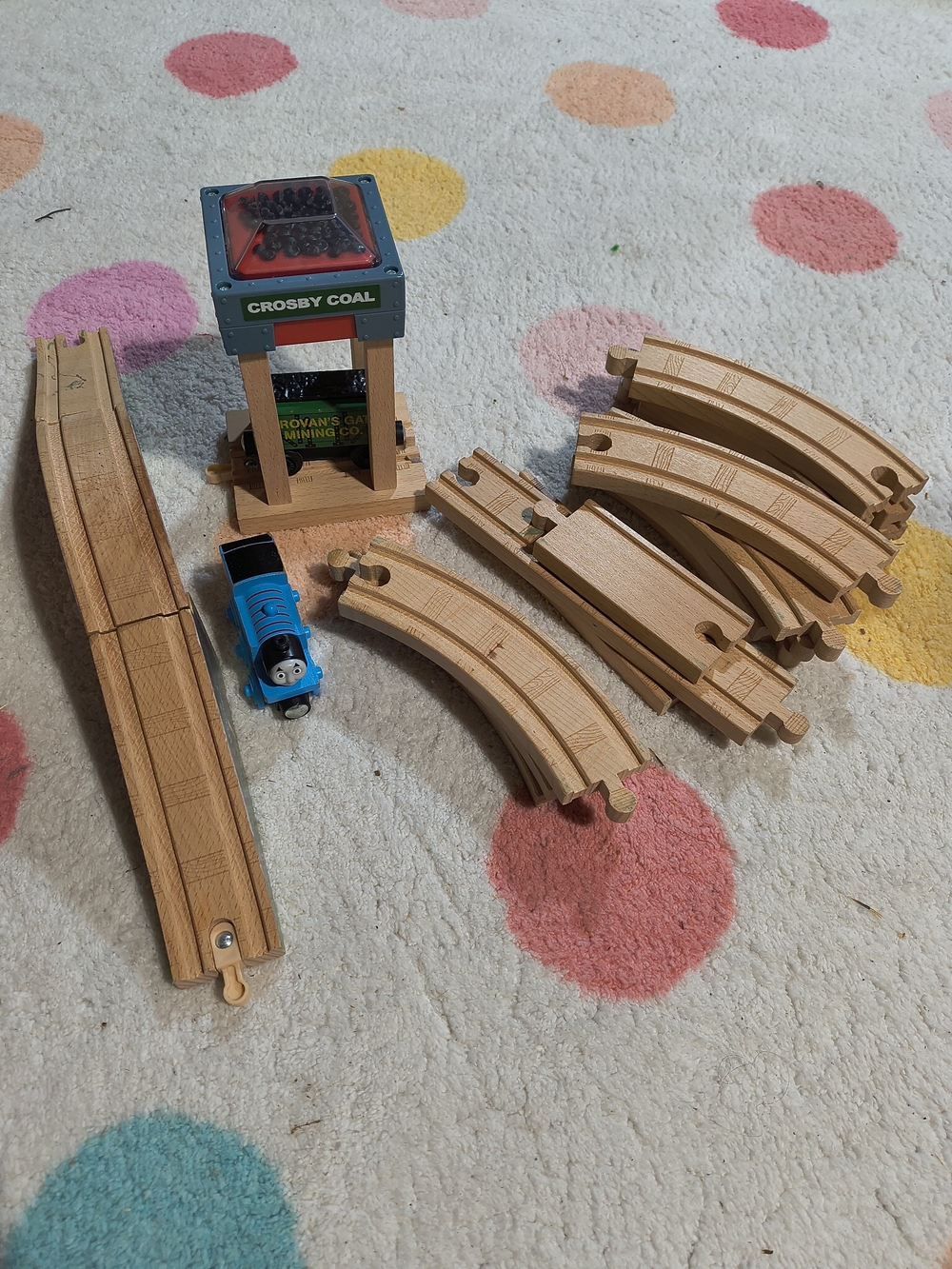 Thomas And Friends Crosby Coal Wooden Train Set